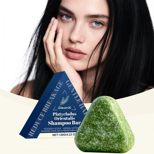 120G Platycladus Orientalis Anti-Hair Loss Shampoo Bar Natural Plant Extracts for Gentle Hair Scalp Care Natural Beauty Regimen